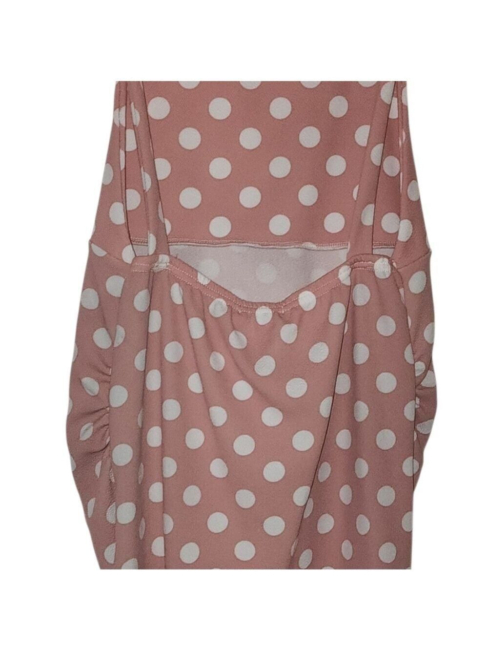 Boohoo Maternity Polka Dot Dress Size 10 NWT - Picture 3 of 12